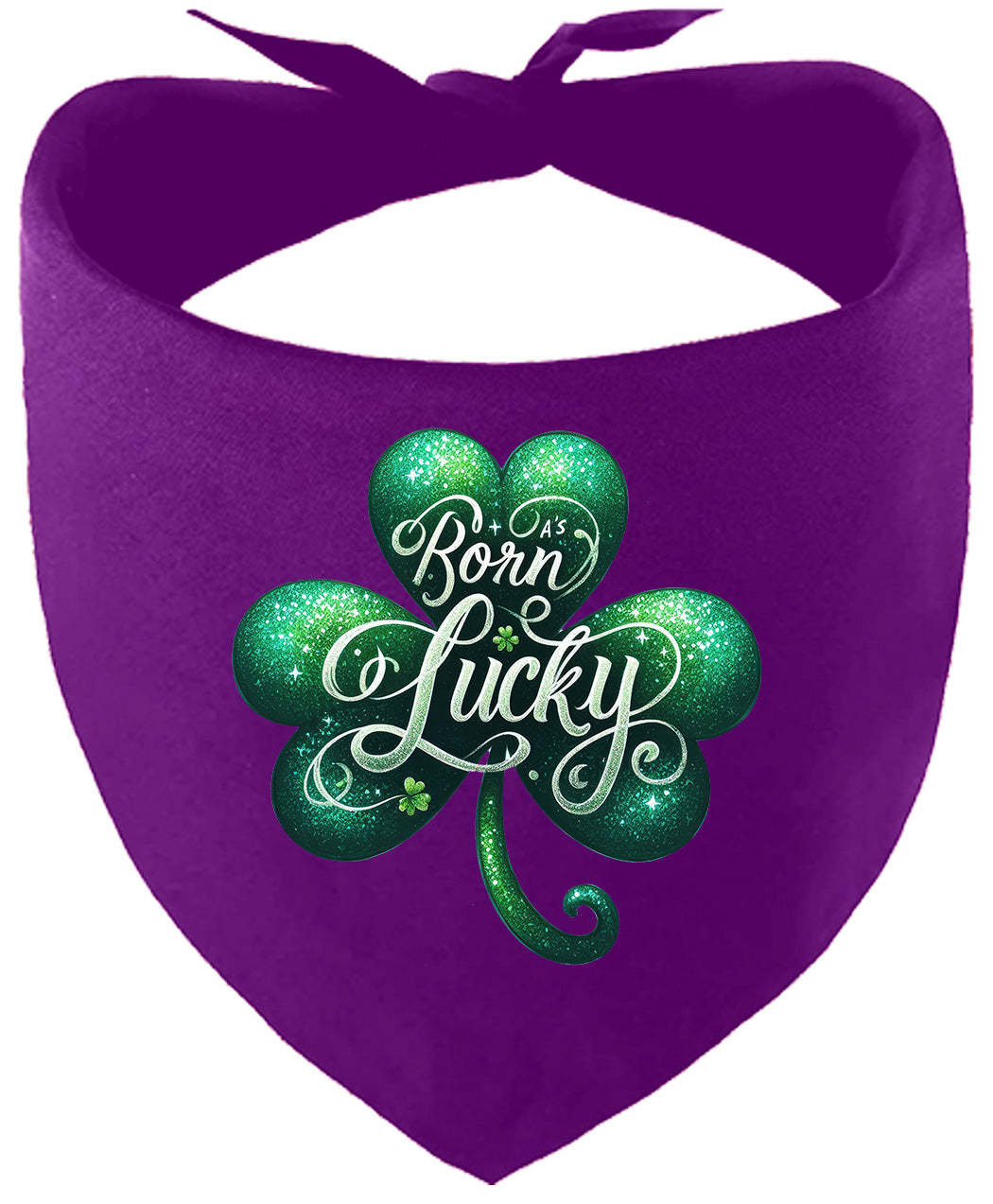 A's Born Lucky Pet Bandana