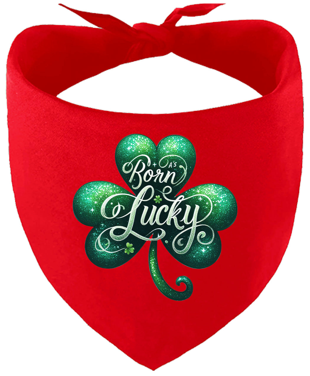 A's Born Lucky Pet Bandana