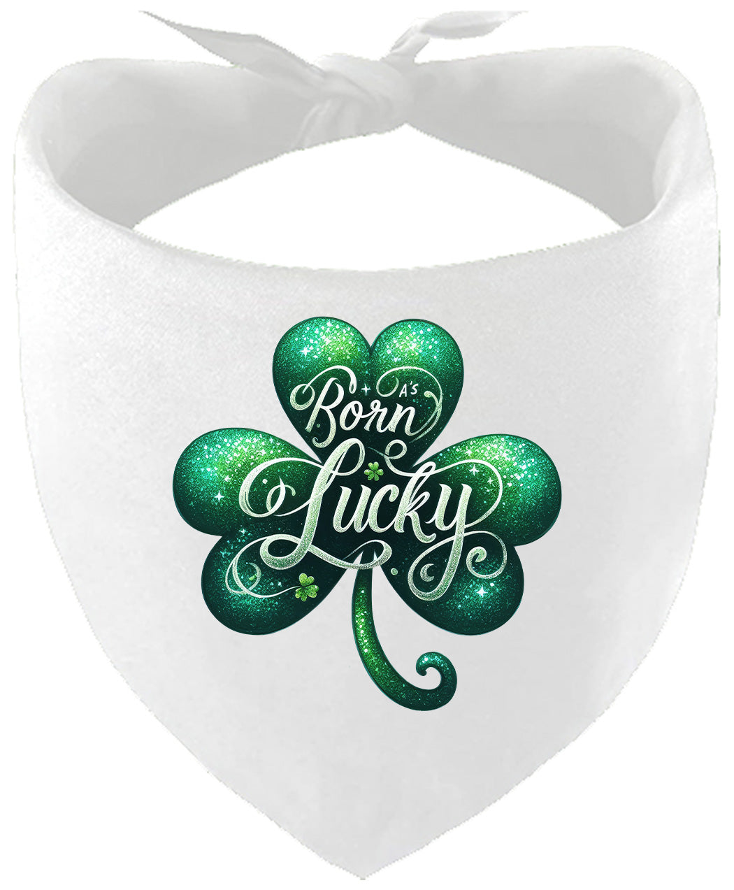 A's Born Lucky Pet Bandana