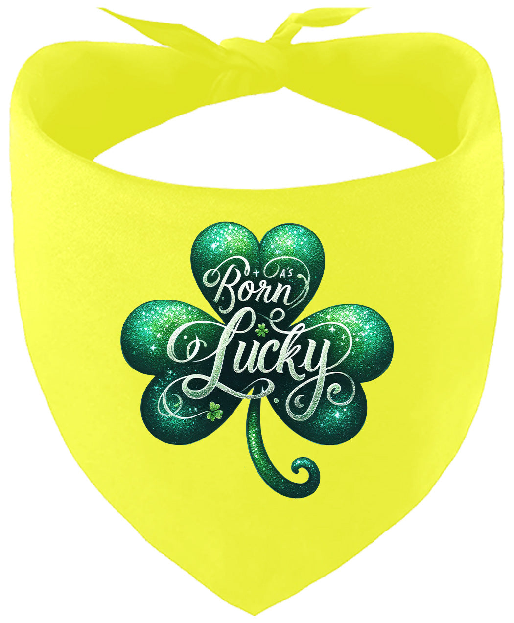 A's Born Lucky Pet Bandana
