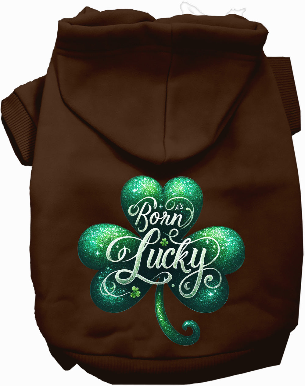 A's Born Lucky Pet Hoodie