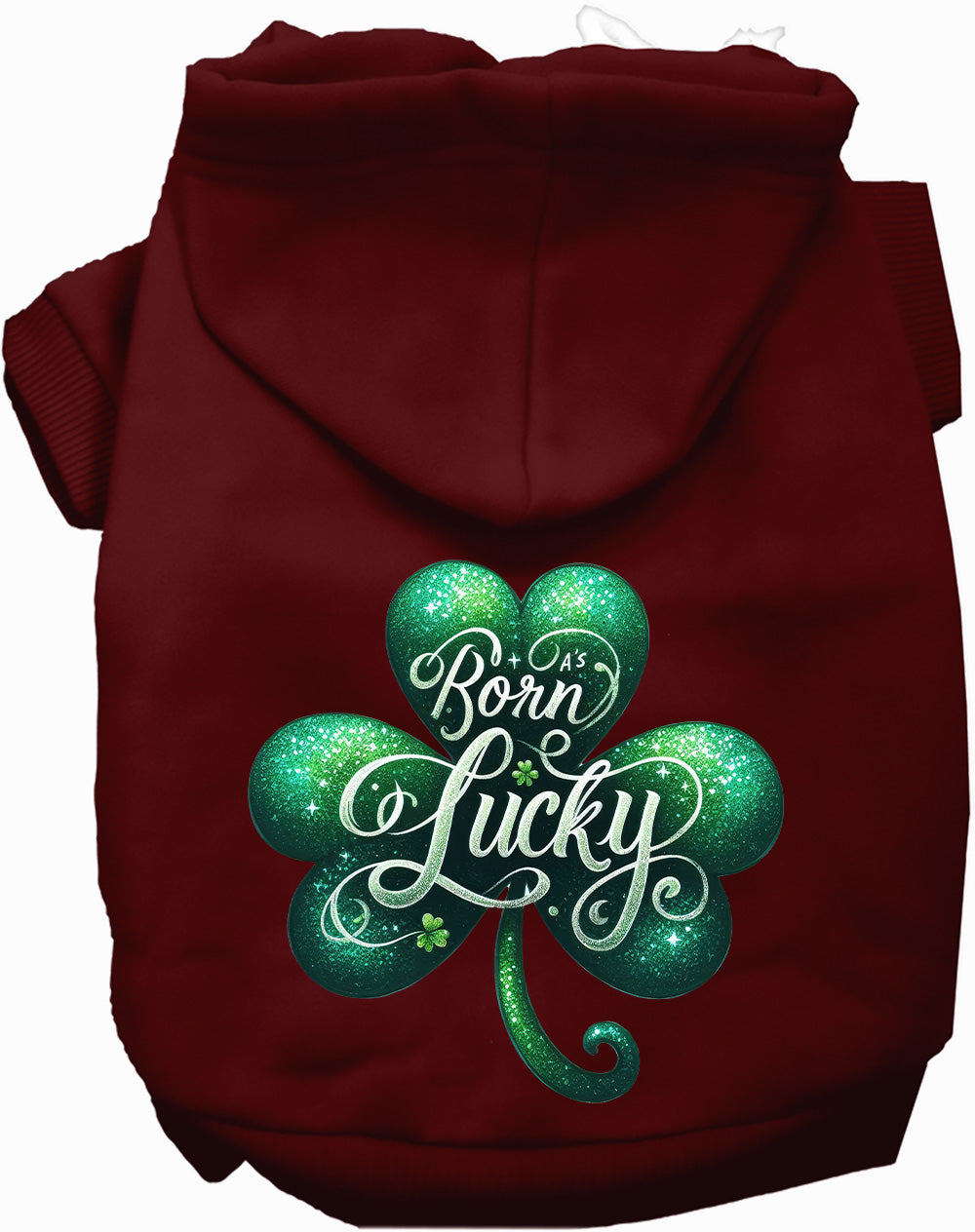 A's Born Lucky Pet Hoodie