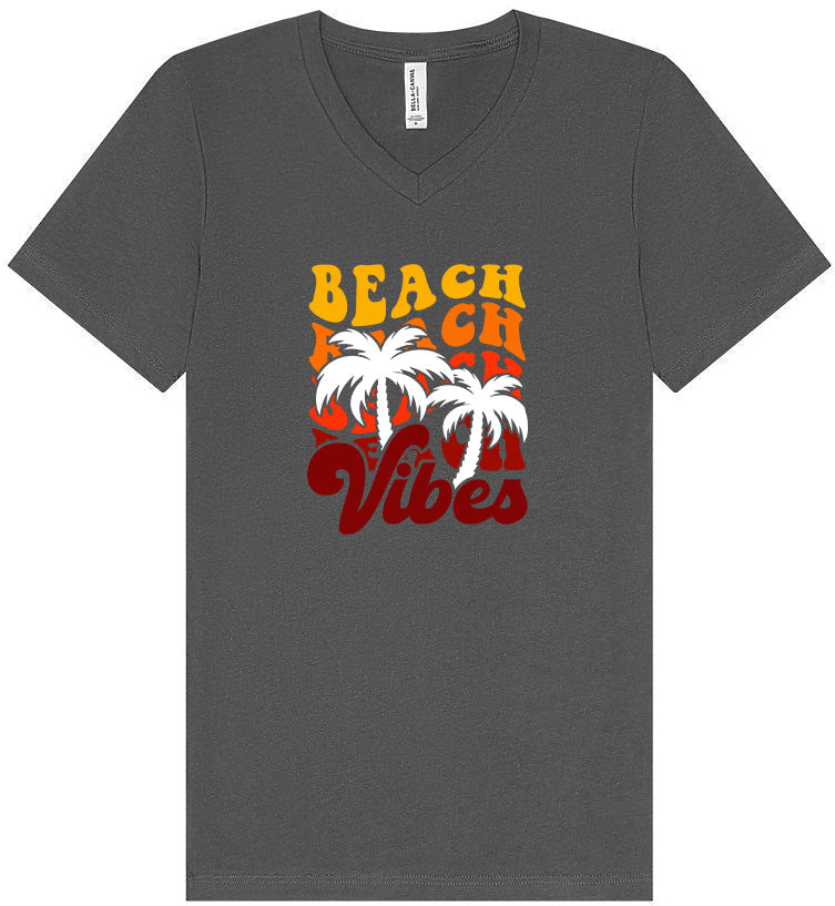 Beach Vibes Unisex V-Neck Shirt
