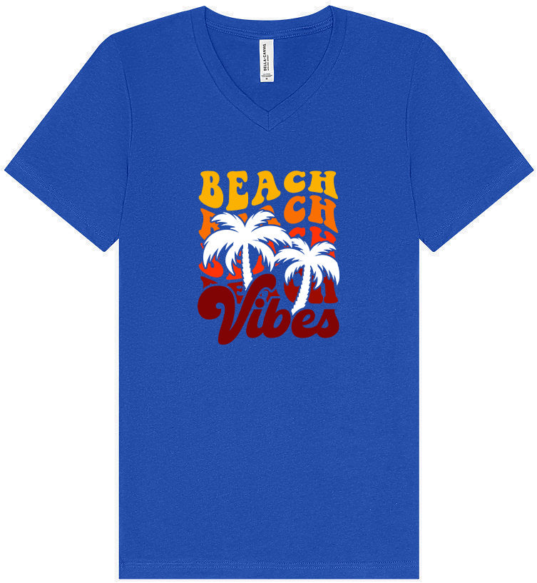 Beach Vibes Unisex V-Neck Shirt