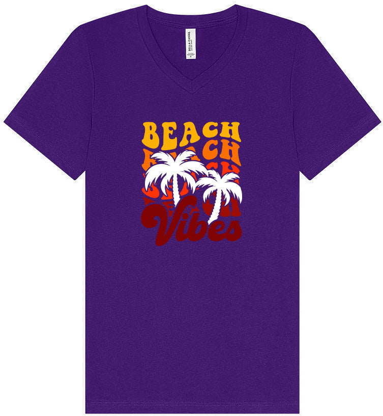 Beach Vibes Unisex V-Neck Shirt