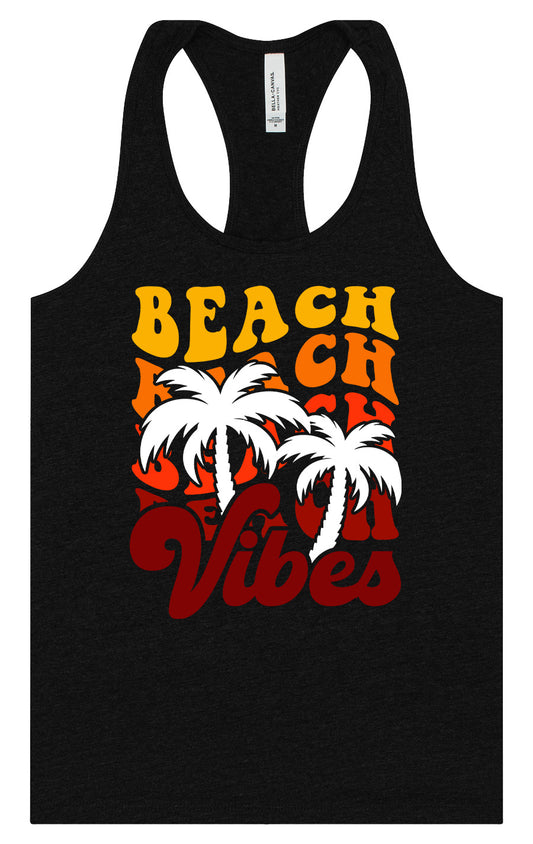 Beach Vibes Women's Racerback Tank