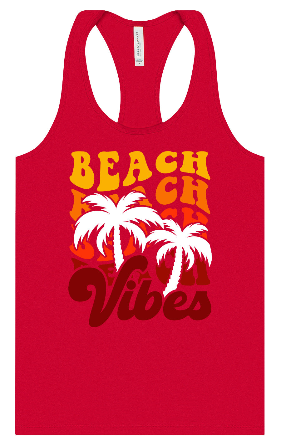 Beach Vibes Women's Racerback Tank