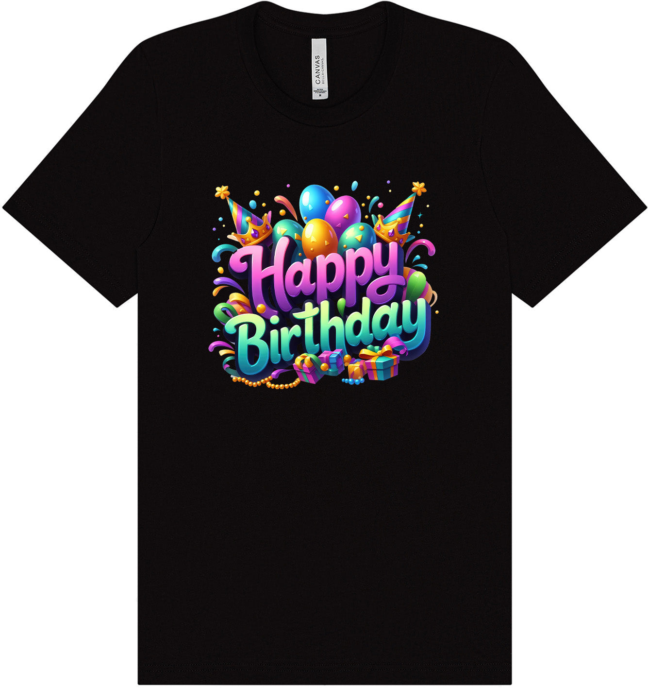 Happy Birthday Adult Bella Canvas Shirt