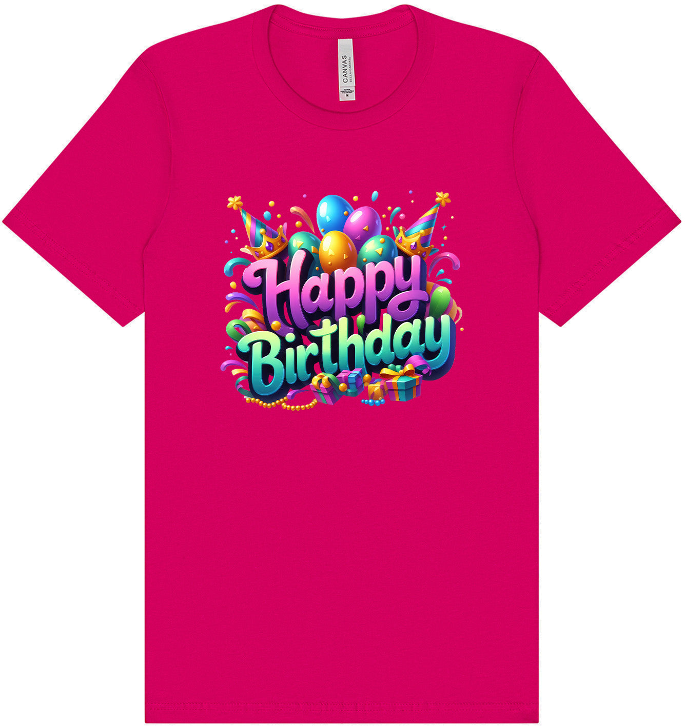 Happy Birthday Adult Bella Canvas Shirt