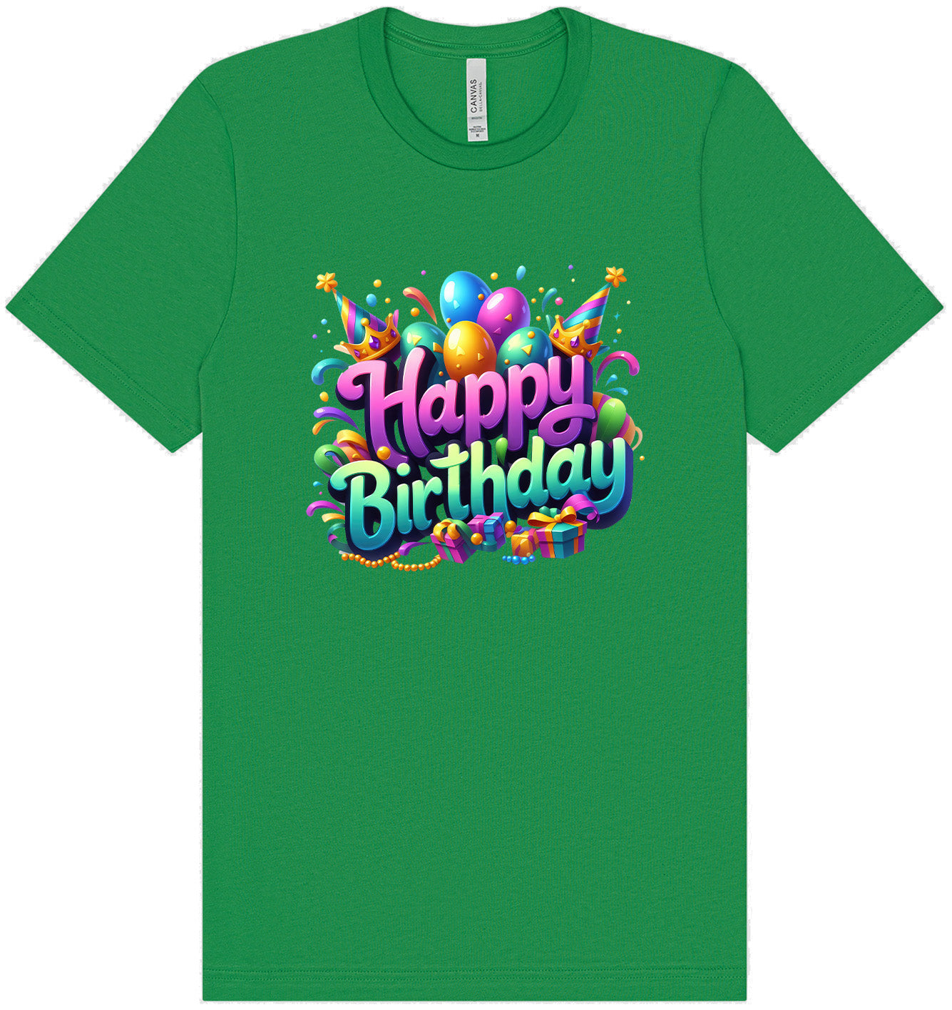 Happy Birthday Adult Bella Canvas Shirt