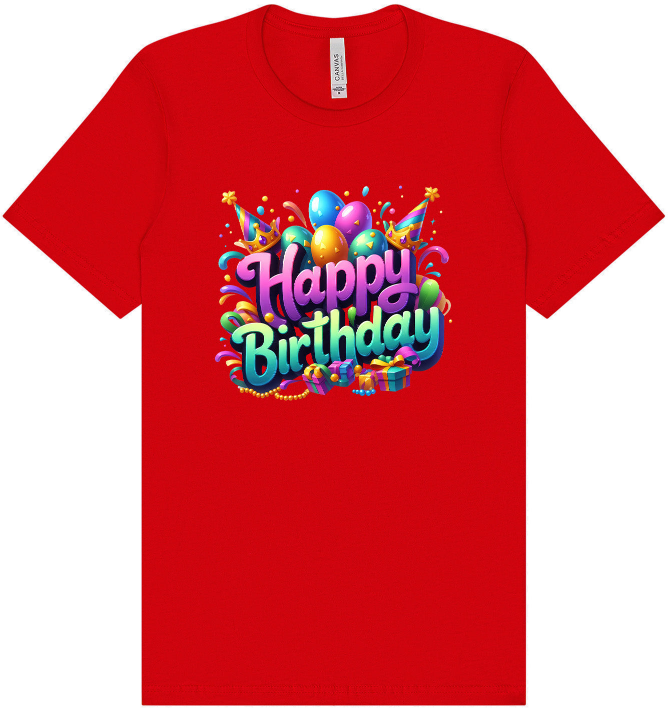 Happy Birthday Adult Bella Canvas Shirt