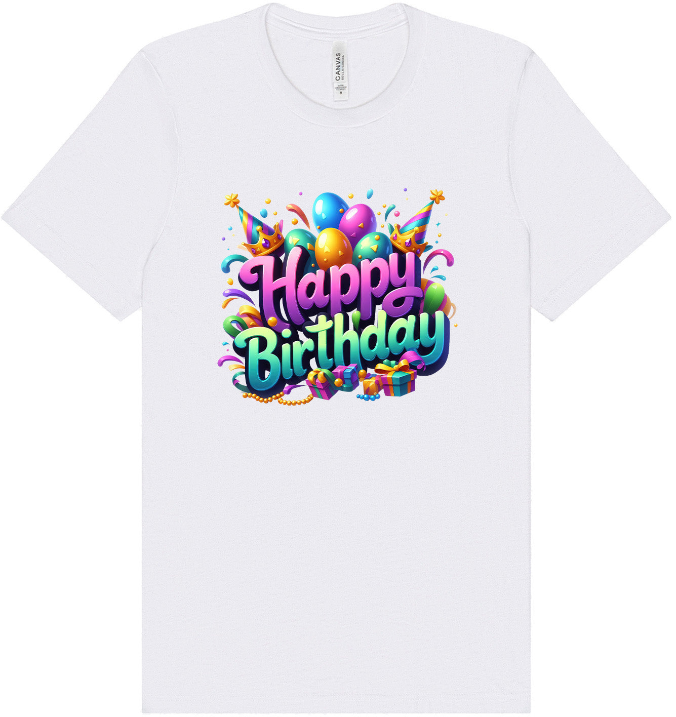 Happy Birthday Adult Bella Canvas Shirt