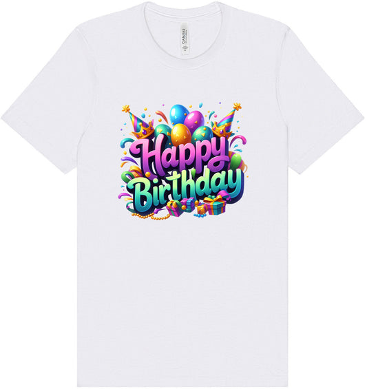 Happy Birthday Adult Bella Canvas Shirt