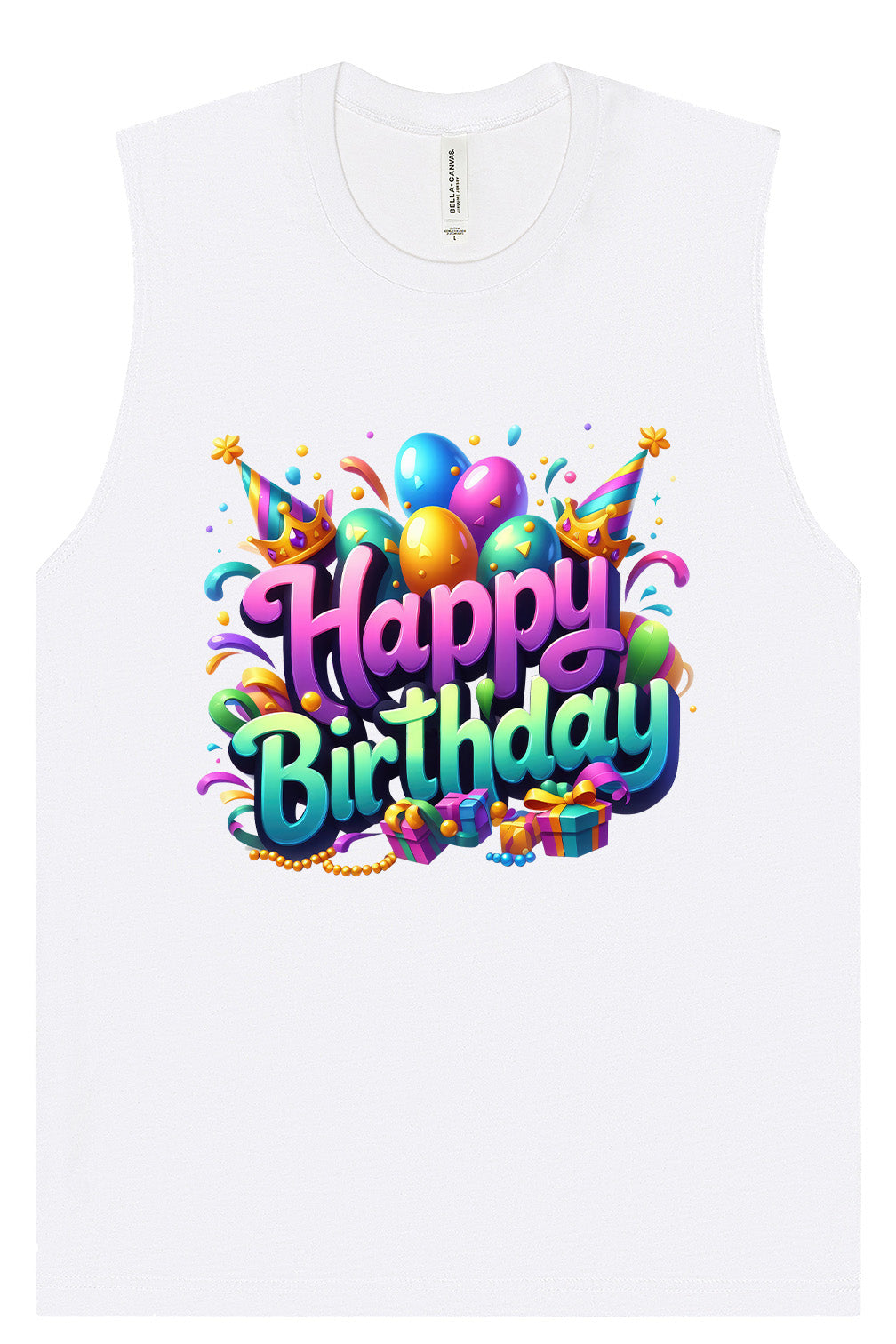 Happy Birthday Muscle Tank