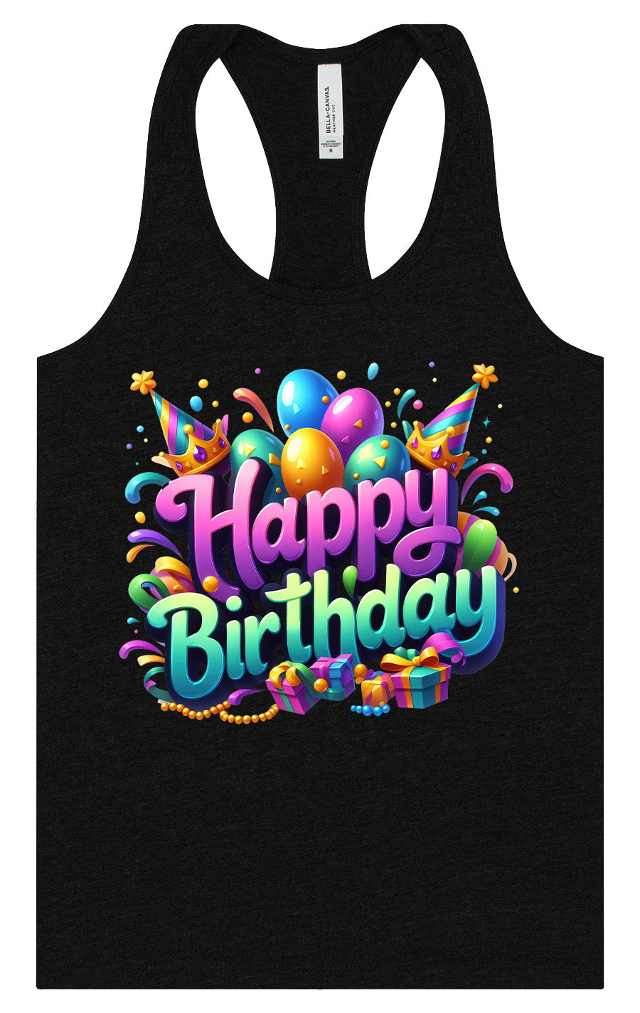 Happy Birthday Women's Racerback Tank