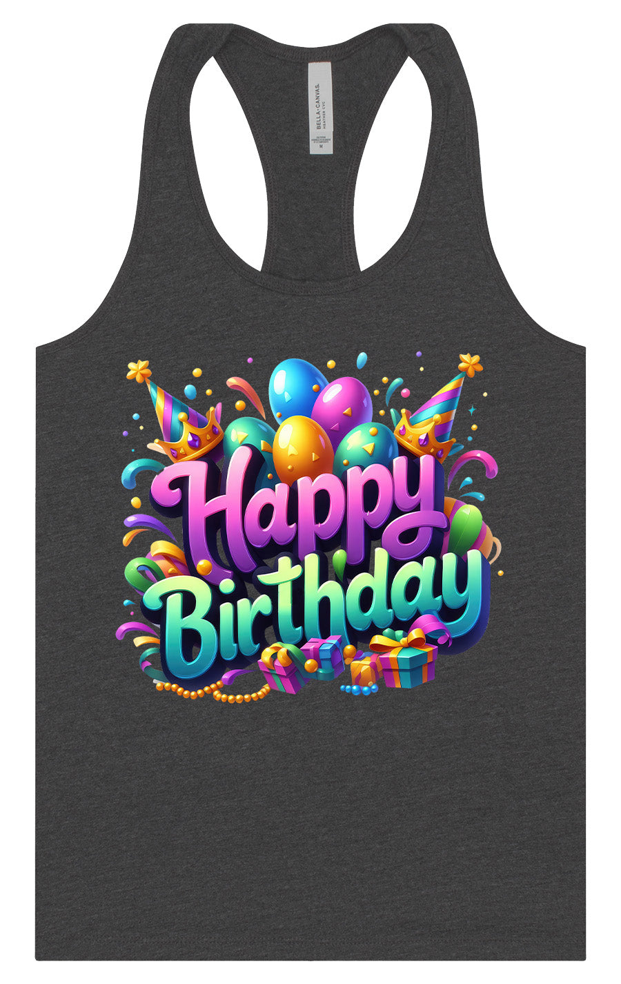 Happy Birthday Women's Racerback Tank