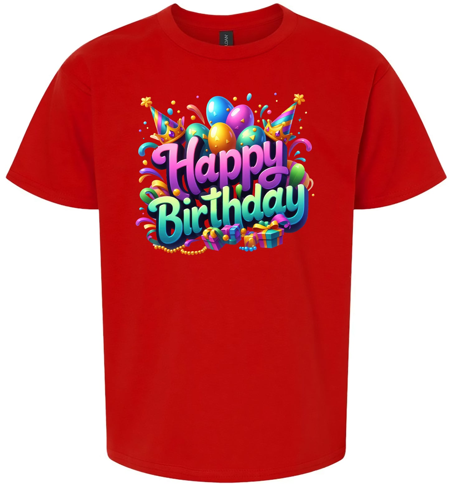 Happy Birthday Children's Gildan Soft Shirt