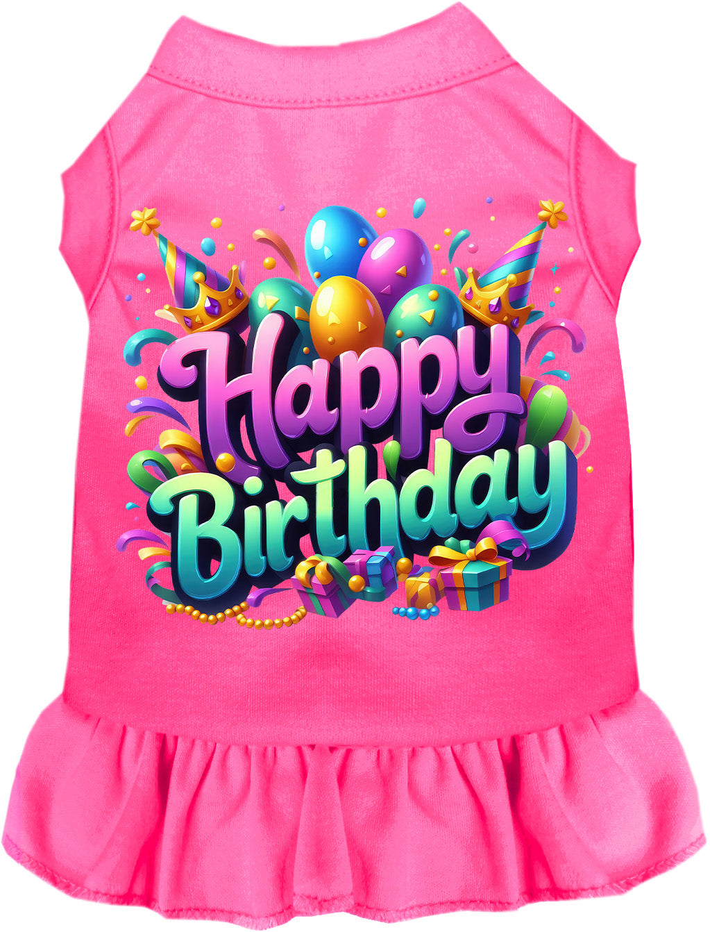 Happy Birthday Pet Dress