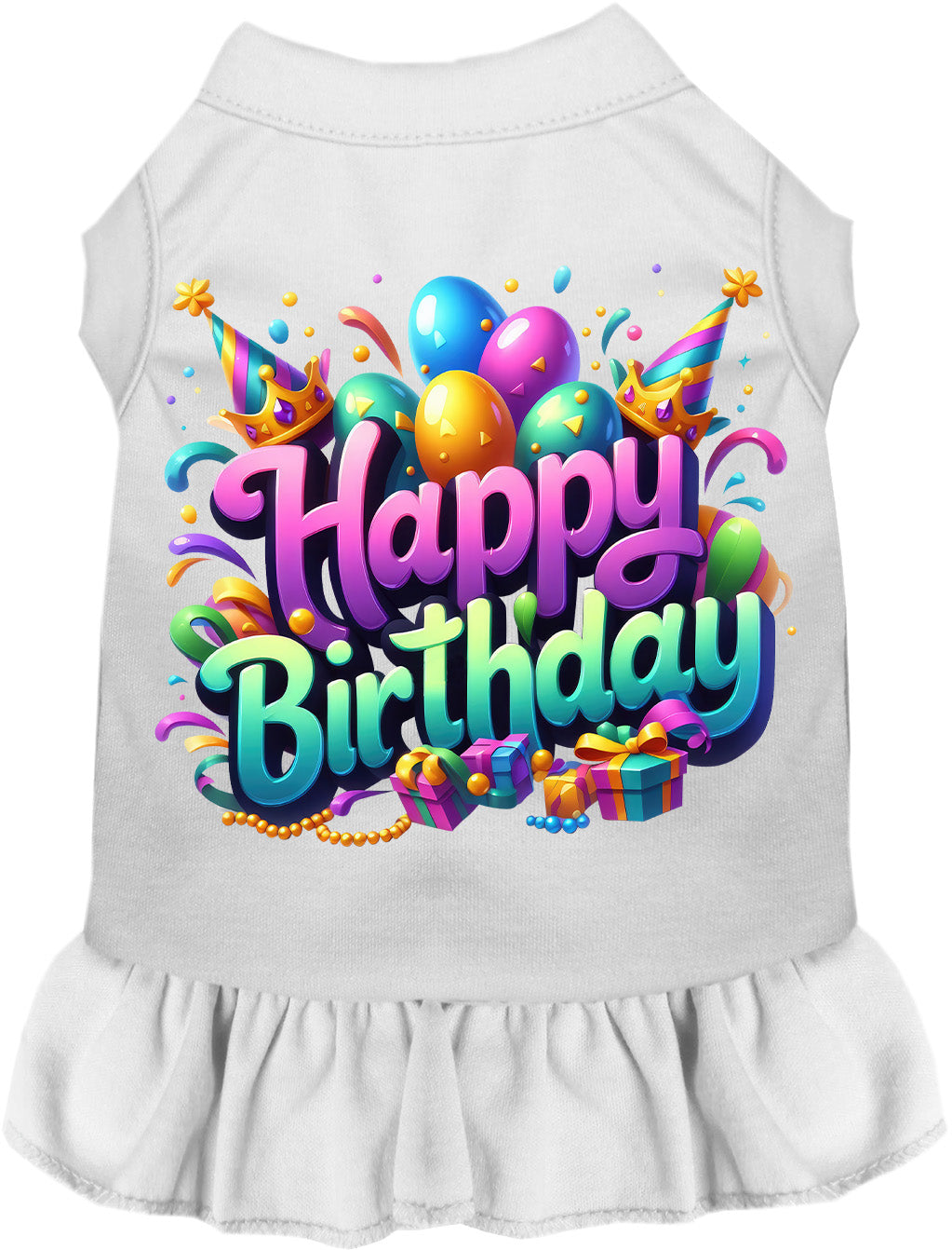 Happy Birthday Pet Dress