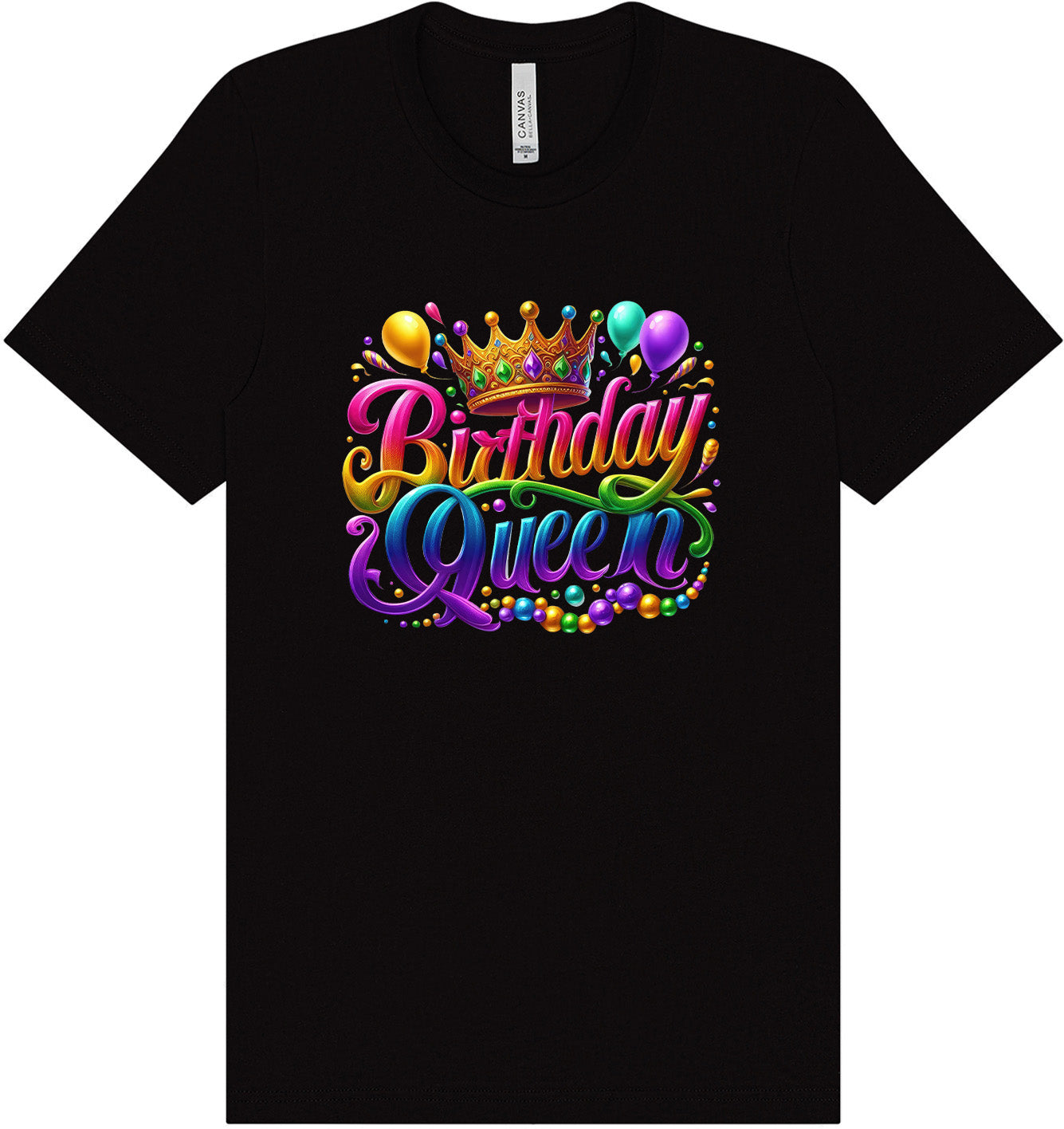 Gorgeous Birthday Queen Adult Bella Canvas Shirt