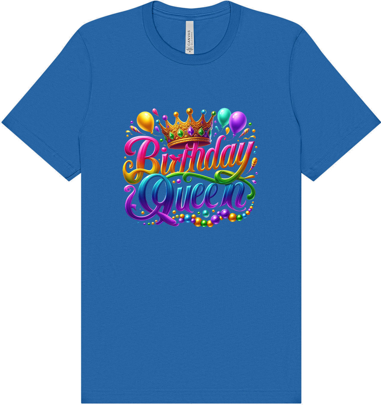 Gorgeous Birthday Queen Adult Bella Canvas Shirt