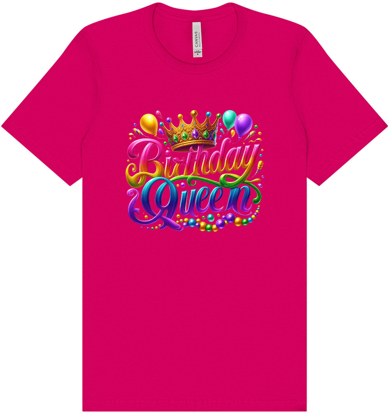 Gorgeous Birthday Queen Adult Bella Canvas Shirt