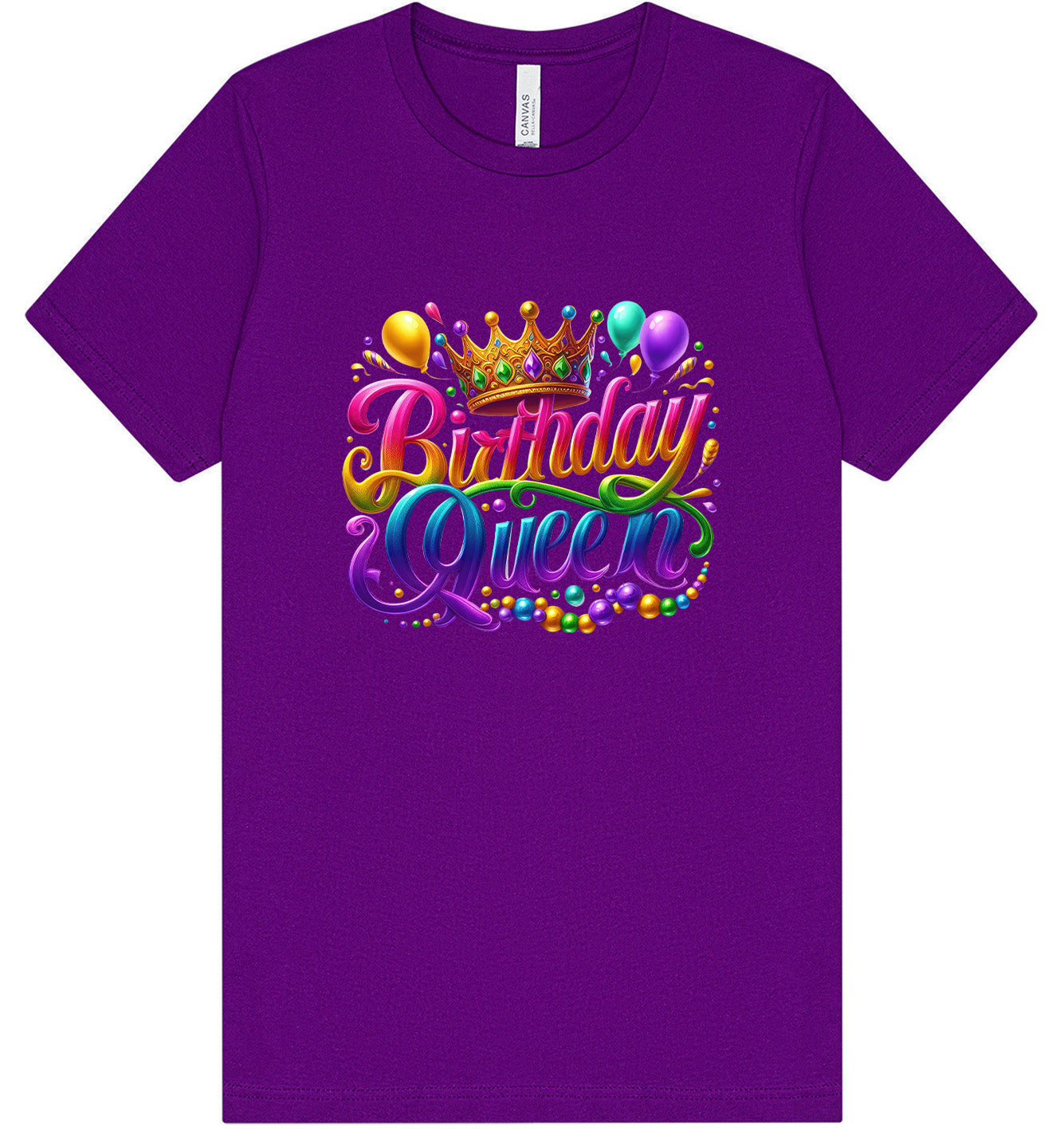 Gorgeous Birthday Queen Adult Bella Canvas Shirt
