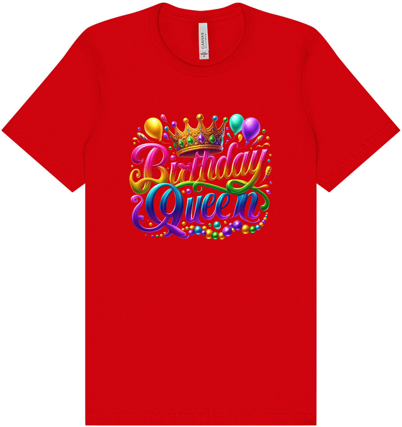 Gorgeous Birthday Queen Adult Bella Canvas Shirt