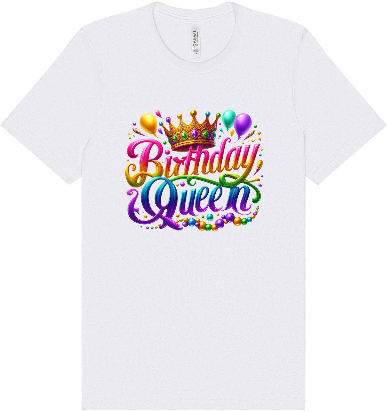 Gorgeous Birthday Queen Adult Bella Canvas Shirt
