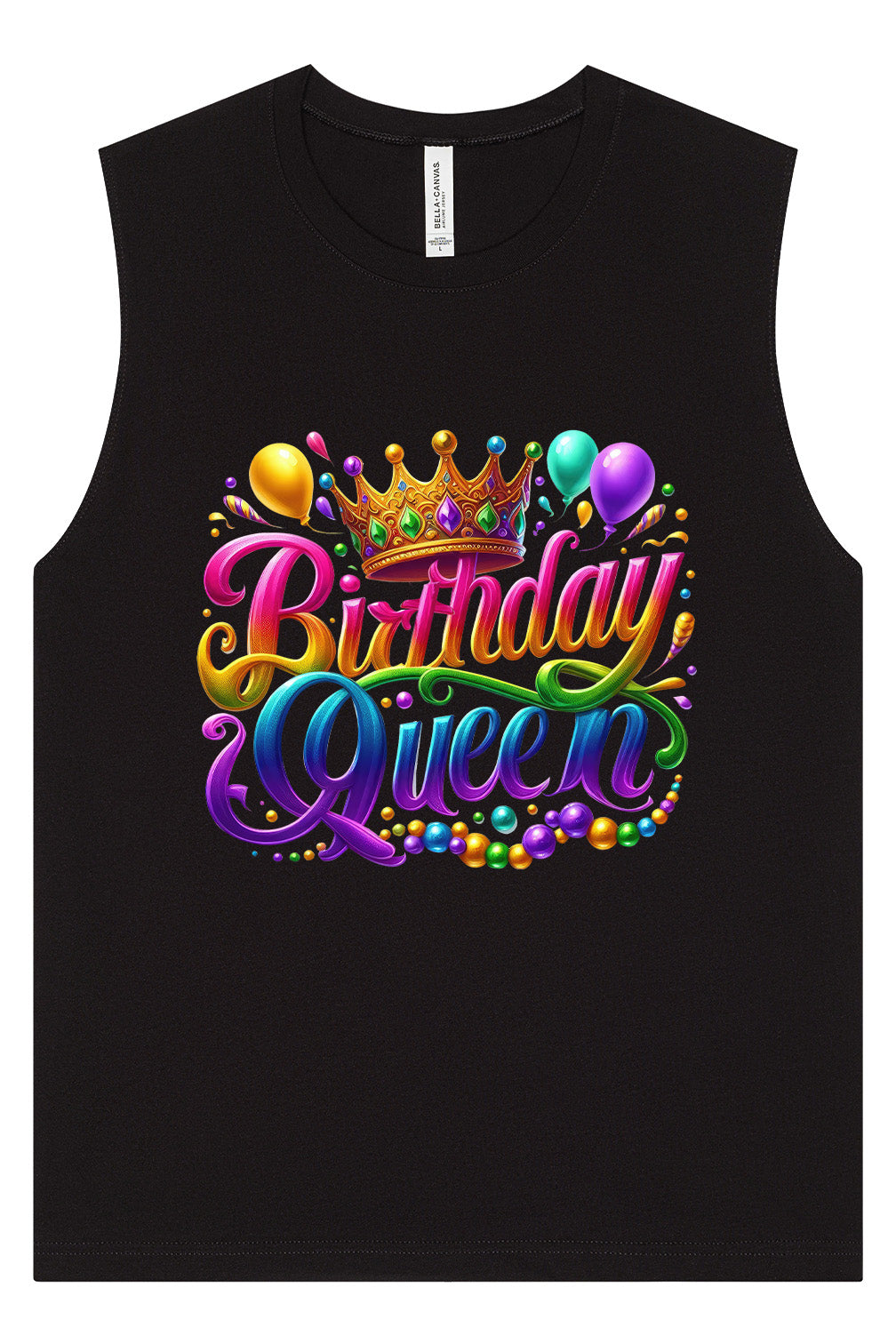Gorgeous Birthday Queen Muscle Tank