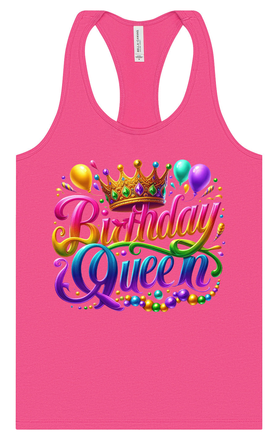 Gorgeous Birthday Queen Women's Racerback Tank