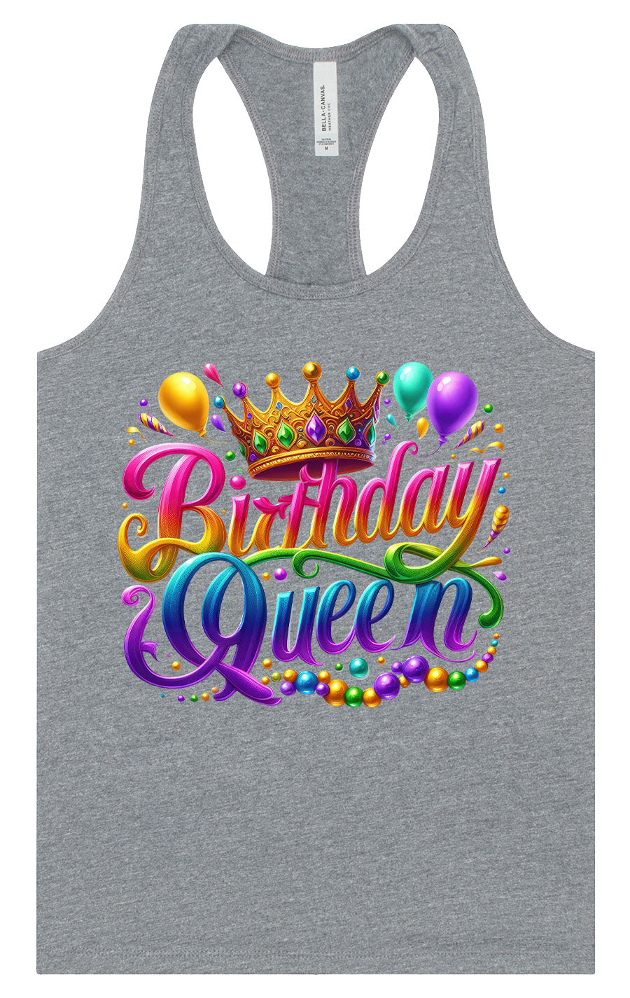 Gorgeous Birthday Queen Women's Racerback Tank