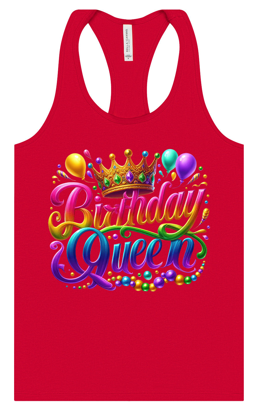 Gorgeous Birthday Queen Women's Racerback Tank