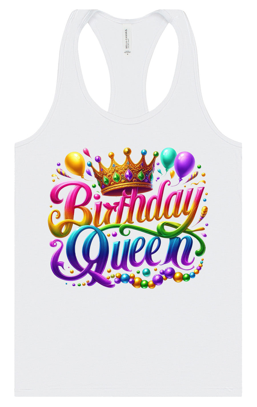 Gorgeous Birthday Queen Women's Racerback Tank