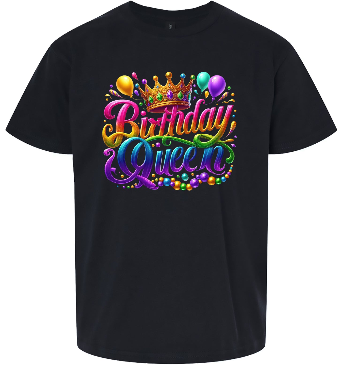 Gorgeous Birthday Queen Children's Gildan Soft Shirt