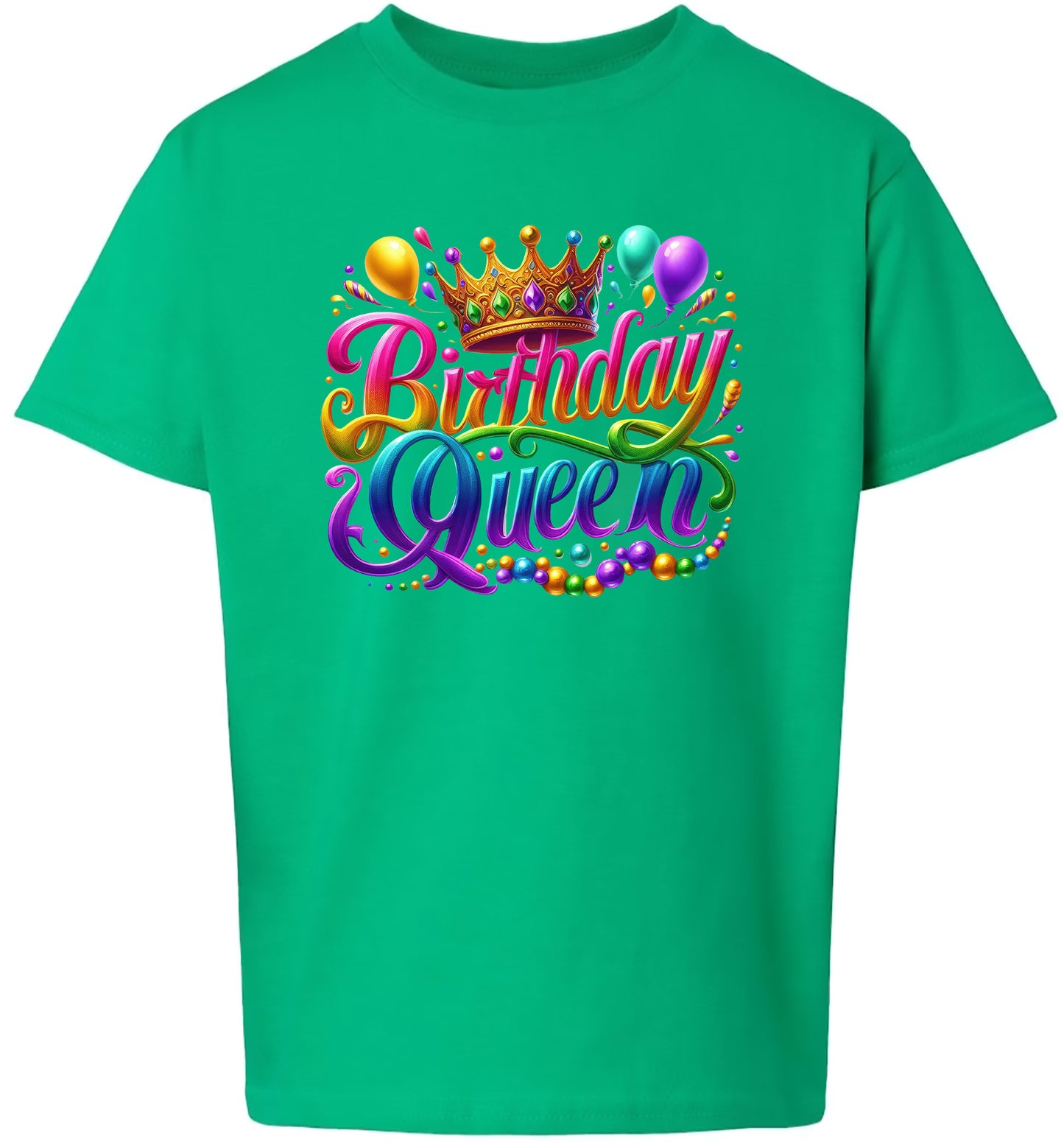 Gorgeous Birthday Queen Children's Gildan Soft Shirt