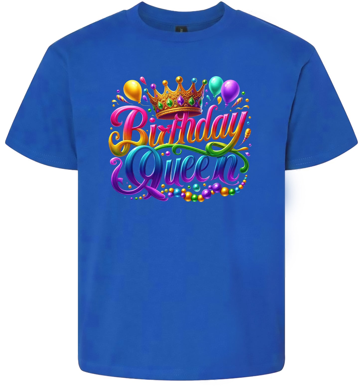Gorgeous Birthday Queen Children's Gildan Soft Shirt