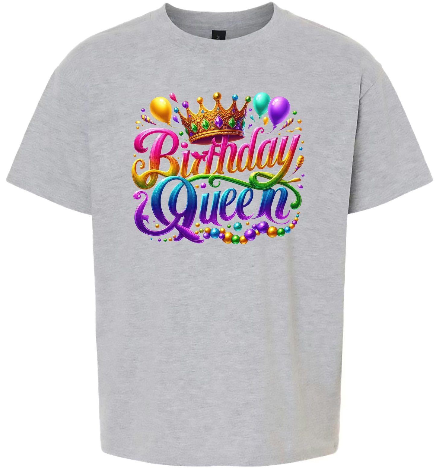 Gorgeous Birthday Queen Children's Gildan Soft Shirt