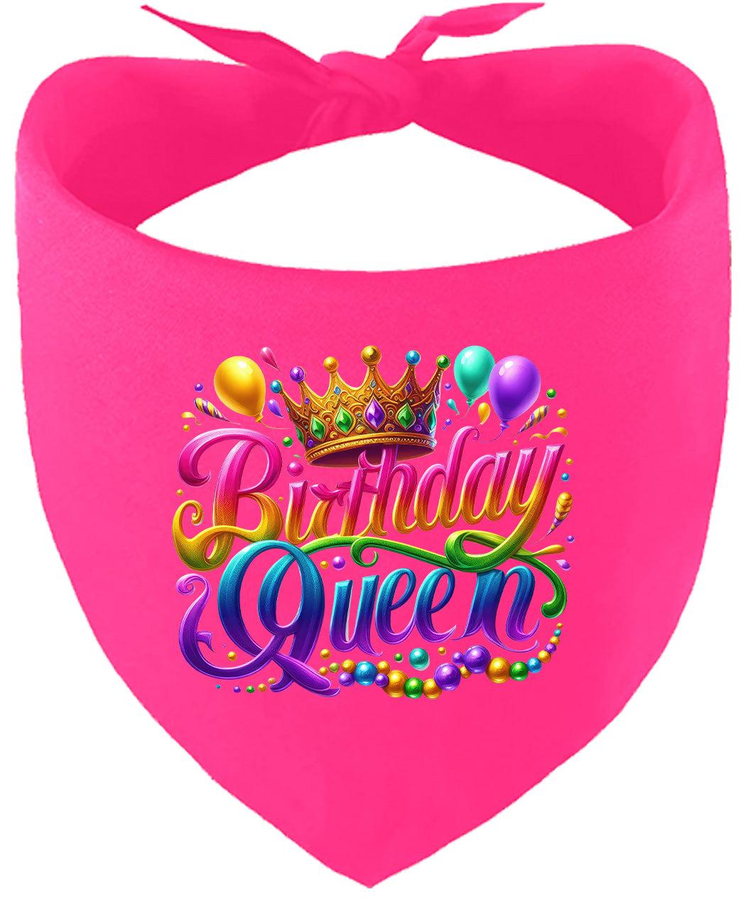 Gorgeous Birthday Queen Pet Bandana