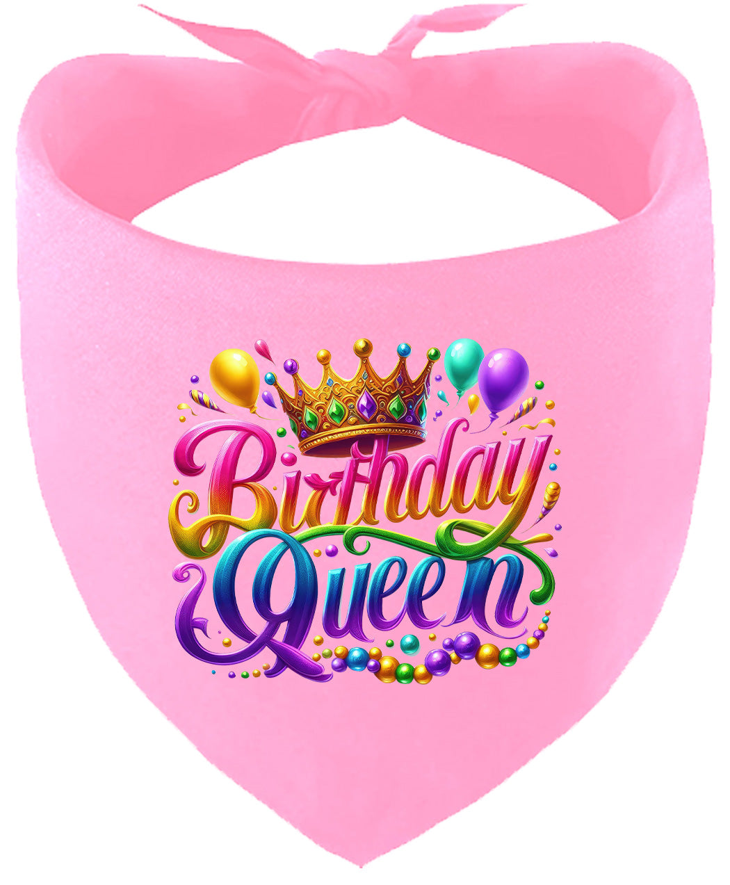 Gorgeous Birthday Queen Pet Bandana