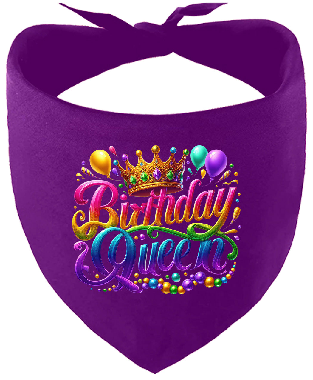 Gorgeous Birthday Queen Pet Bandana