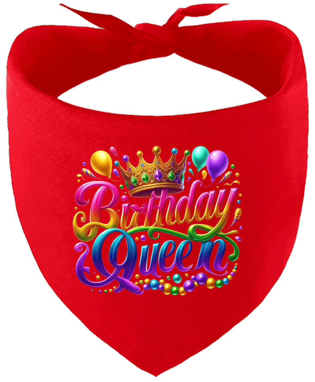 Gorgeous Birthday Queen Pet Bandana