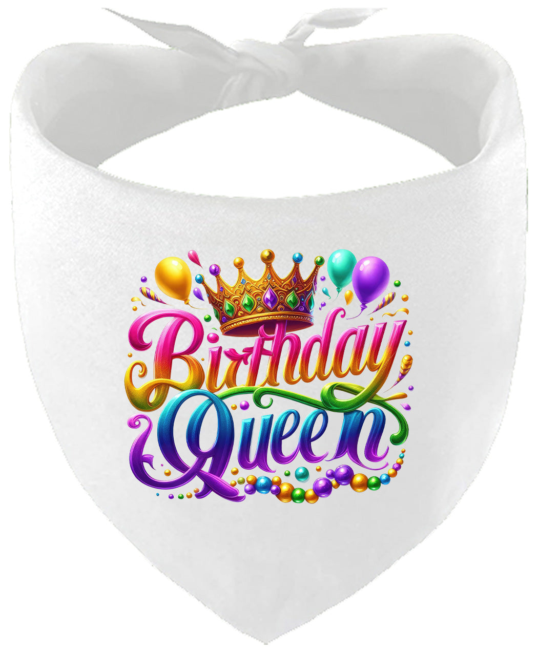 Gorgeous Birthday Queen Pet Bandana