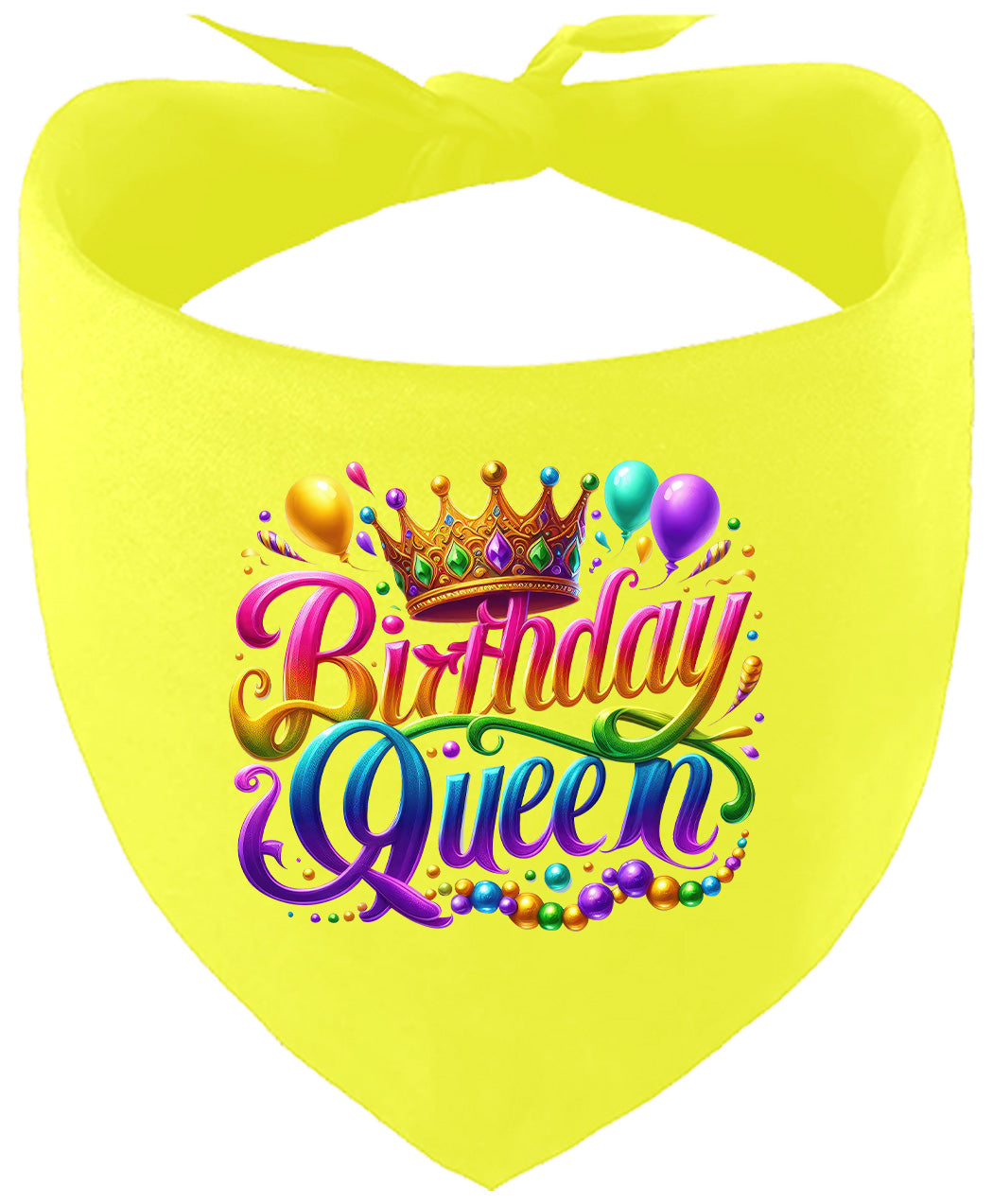 Gorgeous Birthday Queen Pet Bandana