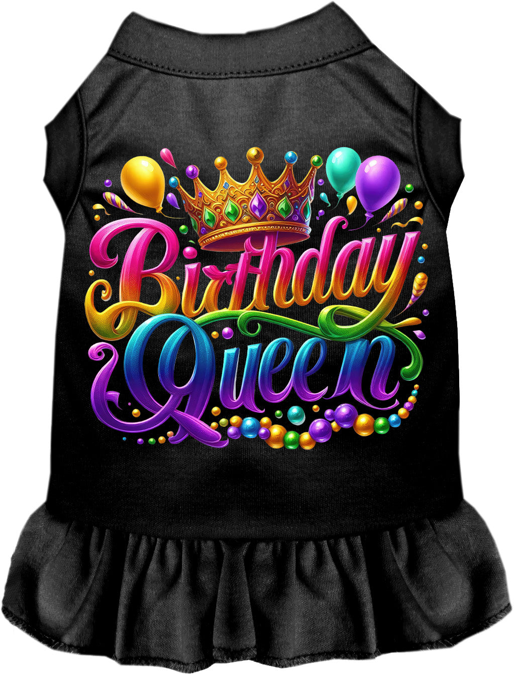 Gorgeous Birthday Queen Pet Dress