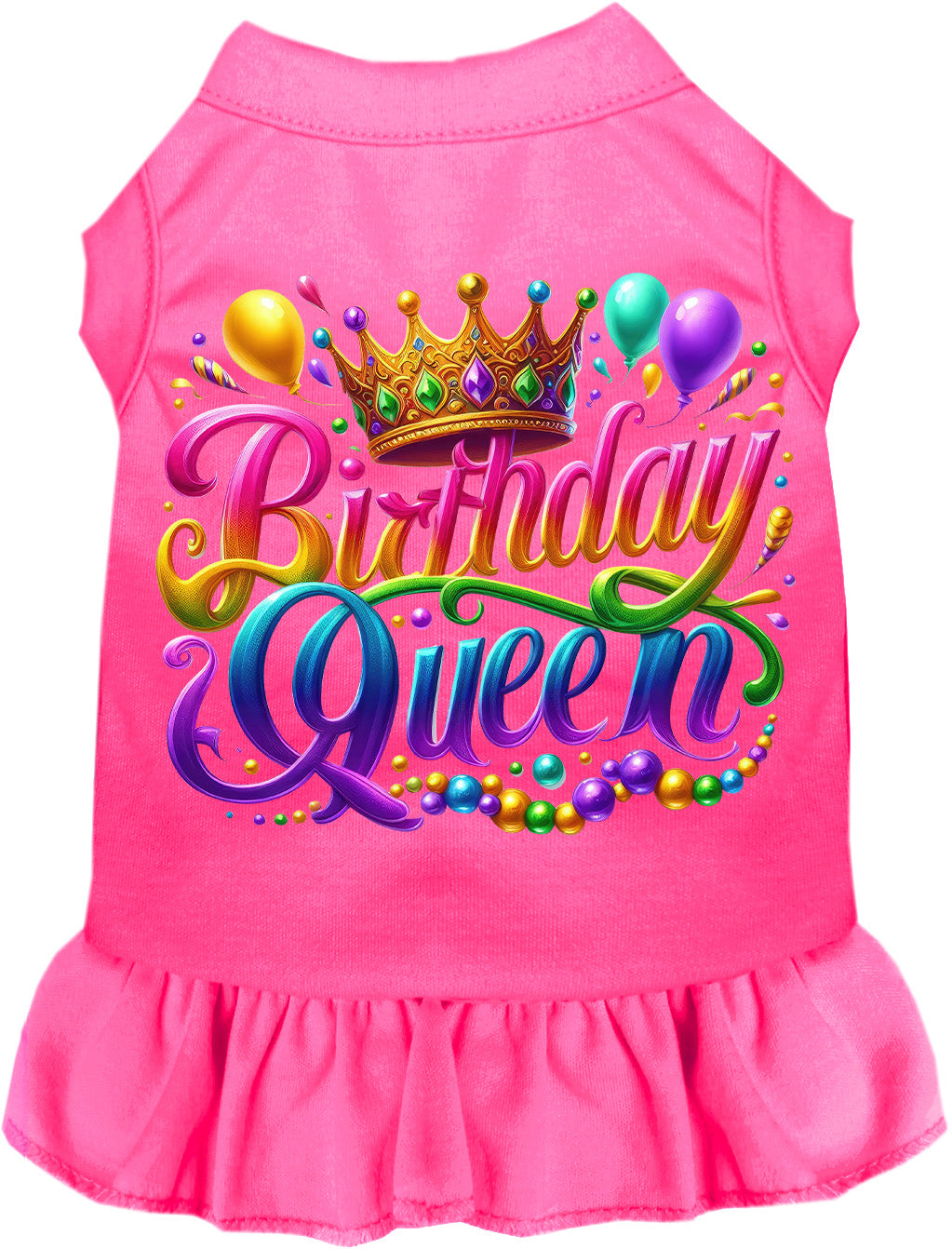 Gorgeous Birthday Queen Pet Dress