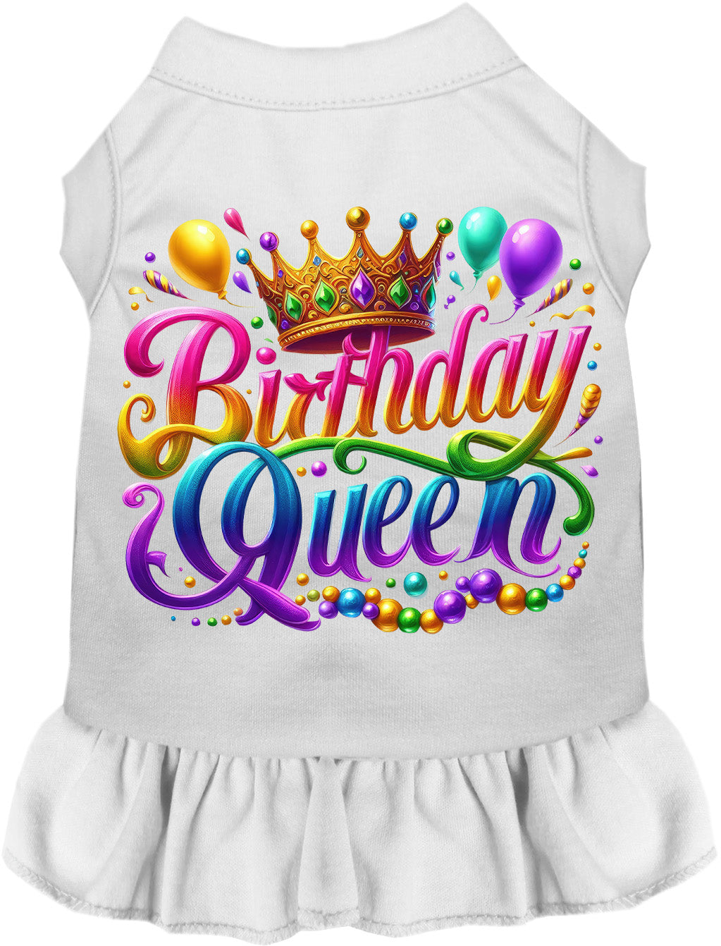 Gorgeous Birthday Queen Pet Dress