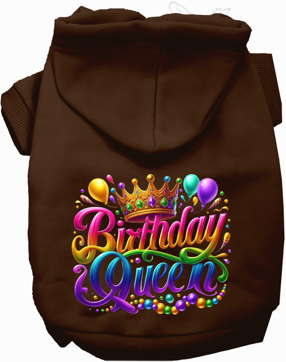 Gorgeous Birthday Queen Pet Hoodie