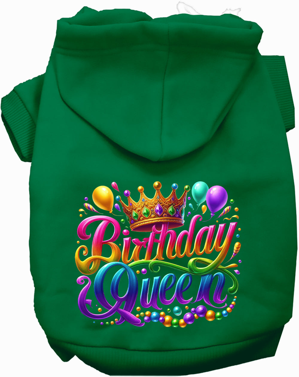 Gorgeous Birthday Queen Pet Hoodie