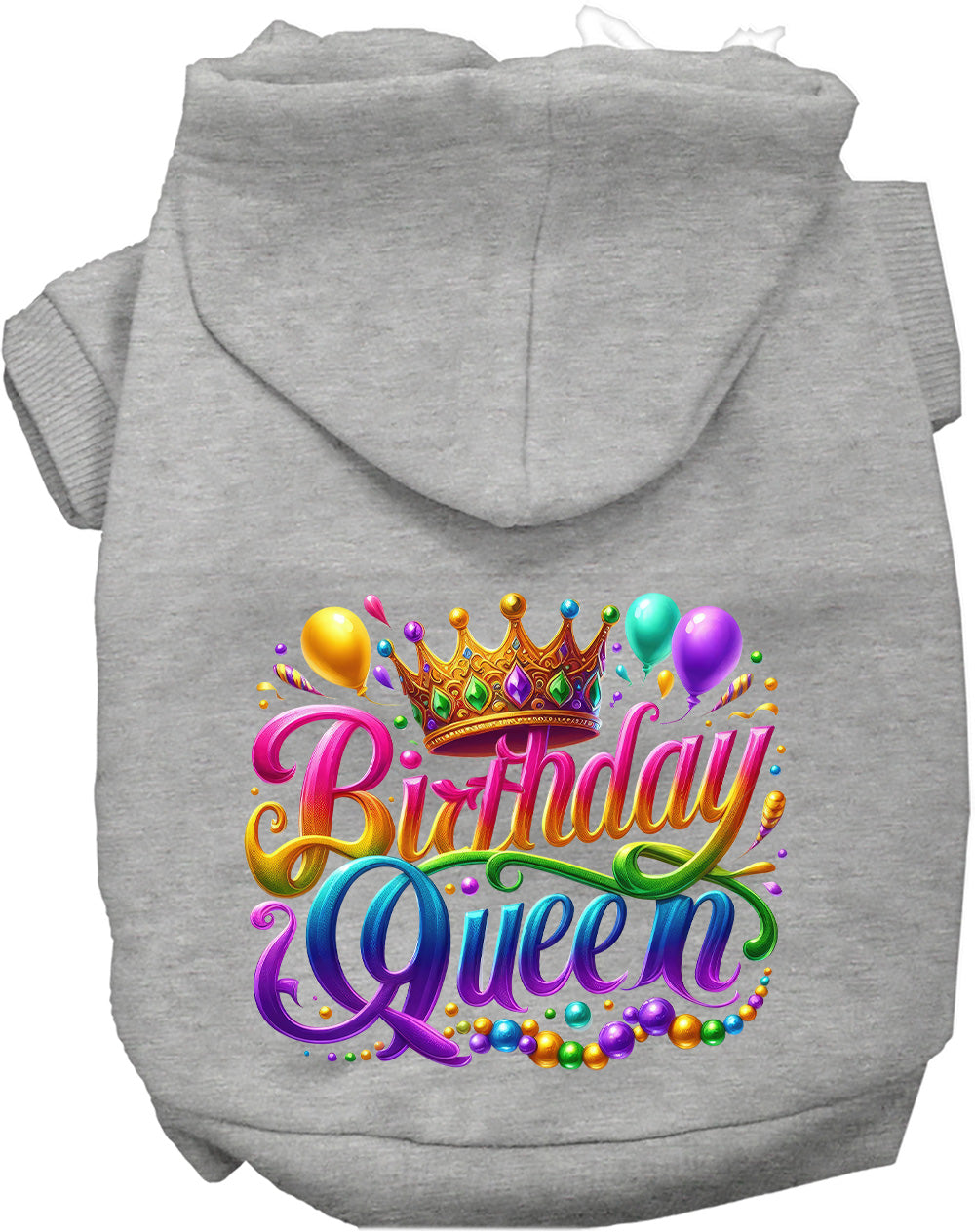 Gorgeous Birthday Queen Pet Hoodie